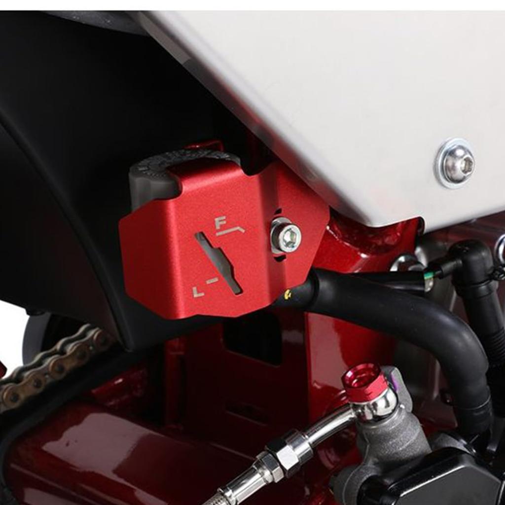 LEDISHUN Fluid Tank Protector for Honda Dax 125 and Monkey 125 (Red)