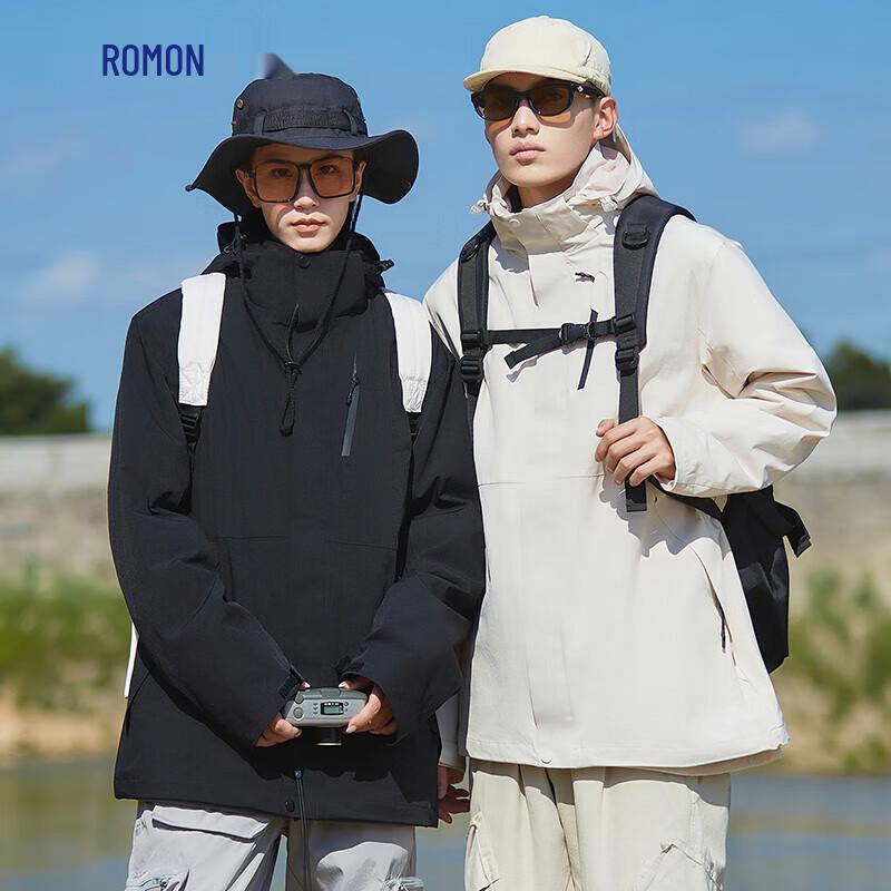 Luomeng Unisex 3-in-1 Hooded Outdoor Jacket