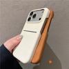 Business PU Leather Card Holder Wallet Bumper Case For iPhone 17 Air 16 15 14 13 12 Pro Max Plus Shockproof Matte PC Soft Cover
