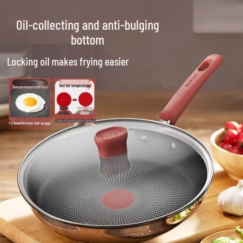 SUPOR Non-Stick Stainless Steel Frying Pan
