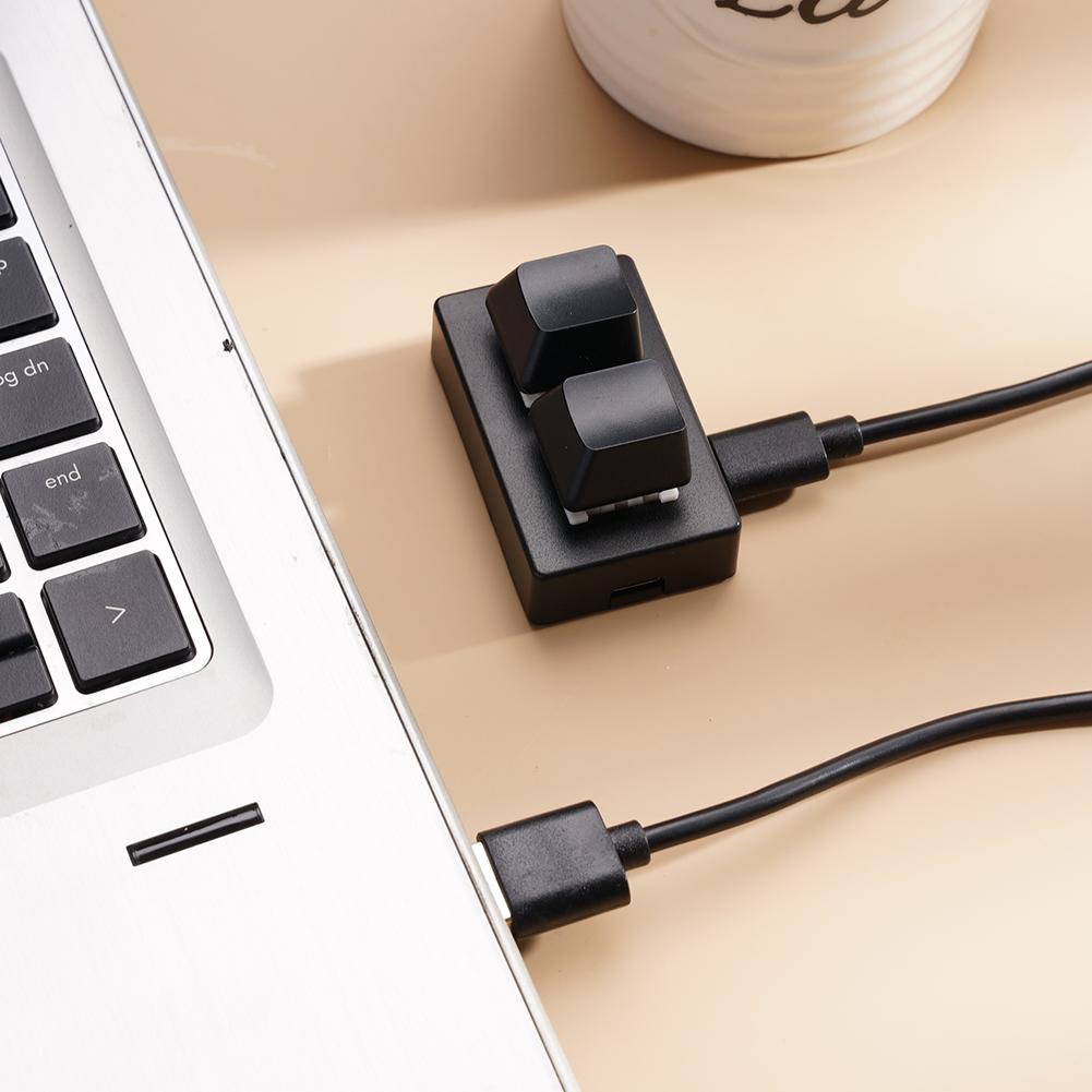 Custom Mini Keyboard 2 Keys OSU Gaming Keyboard Programmable DIY Mechanical Keypad Macro Keypad For Gaming Working