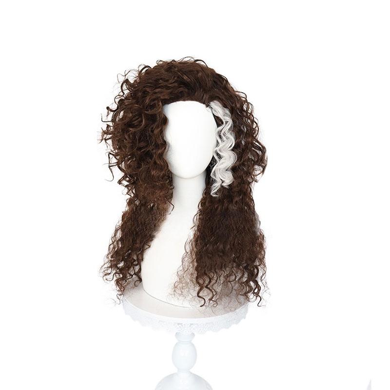 Bj-108 Bellatrix Lestrange Cosplay Pruik Authentieke Anime Stijl Veelzijdig Voor Elke Gezichtsvorm