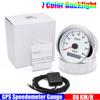 60KMH 85mm GPS Speedometer Gauge+Antenna 7 Color Backlight 120KMH Odometer 0~200KMH Speed Meter for Car Boat Yacht 12V24V Custom
