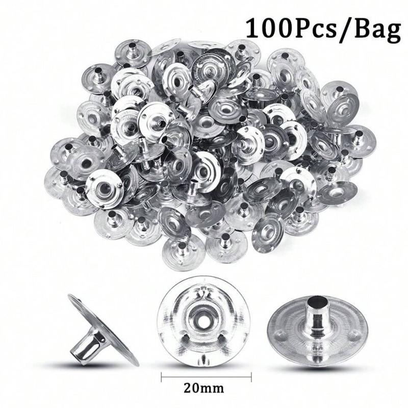 100Pcs Candle Holder 61m Cotton Candle Wick Smokeless Aromatherapy Cylindrical Candle Thread Candle Making Kit DIY Candle Maker