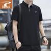 Deerway Men's Business Casual Short Sleeve Polo Shirt