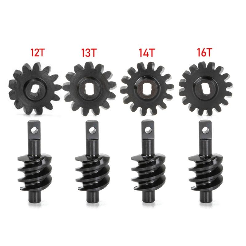 Overdrive Gears Differential Axles Steel Gears Steel Worm Gears for Axial SCX24 12T 13T 14T 16T