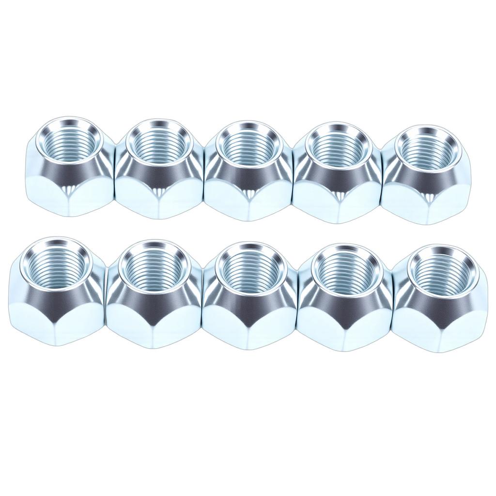 10pcs 1 2 20in Trailer Lug Nuts Zinc Plated Open End Wheel Lug Nuts for 1 2in Wheel Lug Studs RV Truck Tire Bolt 50