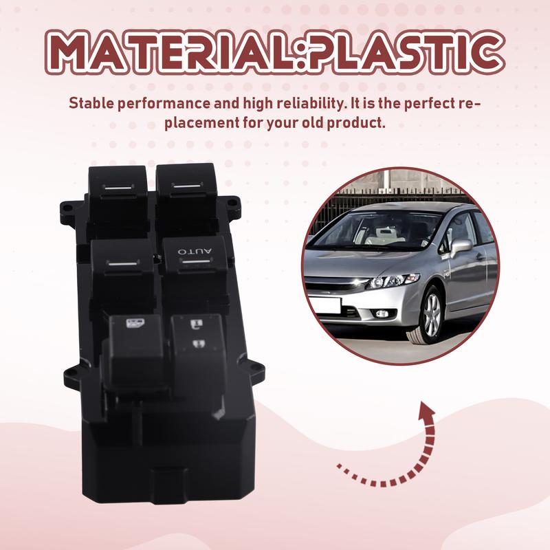 A58X-Power Window Lifter Control Switch 35750-T0A-A01 RHD For Honda CR-V Civic 2012- 2017 Car Part 35750T0AA01