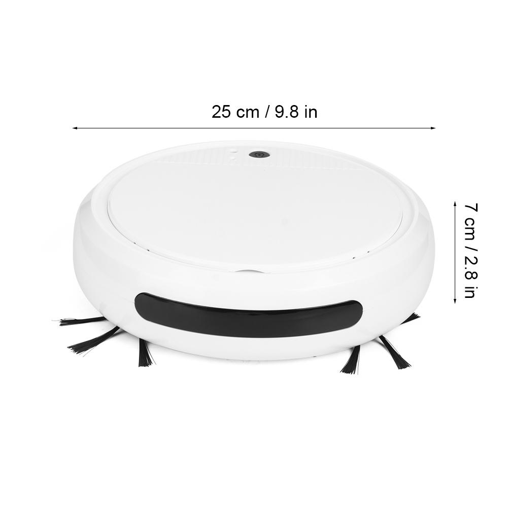 Multi Functional NaIntelligent Ultraviolet Light Sweeping Robot Vacuum Clner Set for  (Black )