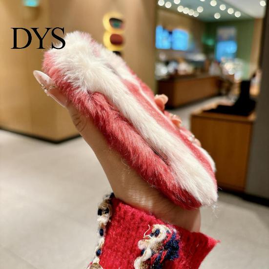 Non Bulky Phone Cover Plush Case for IPhoneDuo, Fuzzy Gradient Color with All Inclusive Protection Full Protection, Cute Shockproof Foldable