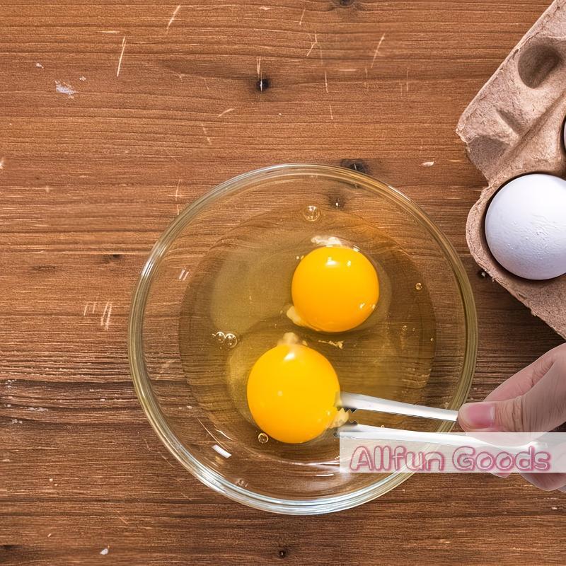 Eier-Chalaza-Entferner Eierschalenstückentferner Edelstahl-Eierzange Haushaltsküche Kochen Eier kochen Eigelb trennen