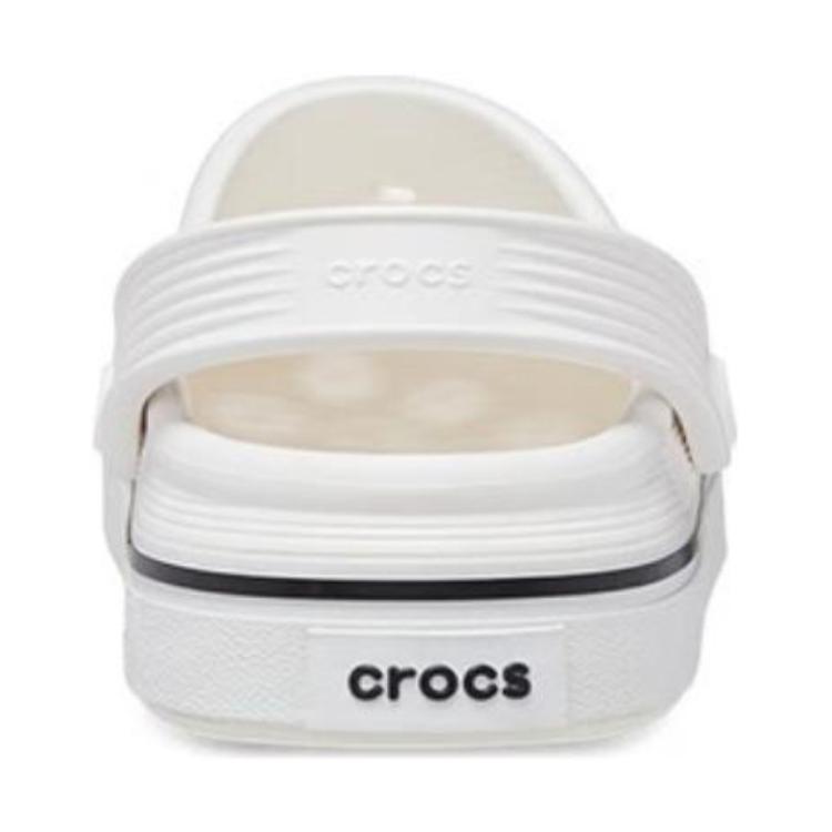 Crocs Comfortable Durable Lightweight Childrens Sandals Kids Sandals White 208477-100
