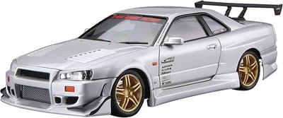 Aoshima Bunka Kyozaisha The Tuned Car Series Nissan BNR34 Skyline Plastic Model 1/24 No.50 C-WEST GT-R '02 (Car)