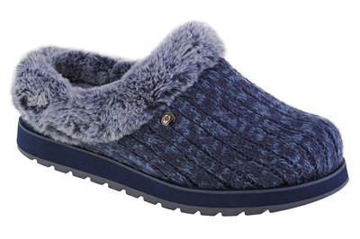 Keepsakes - Ice Angel, Womens Navy Slippers