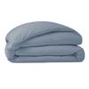Housse de couette percale de coton peigné "Julian" toutes dimensions Coton Pur - Julian Blue Jean - Housse de couette 240 x 220 cm