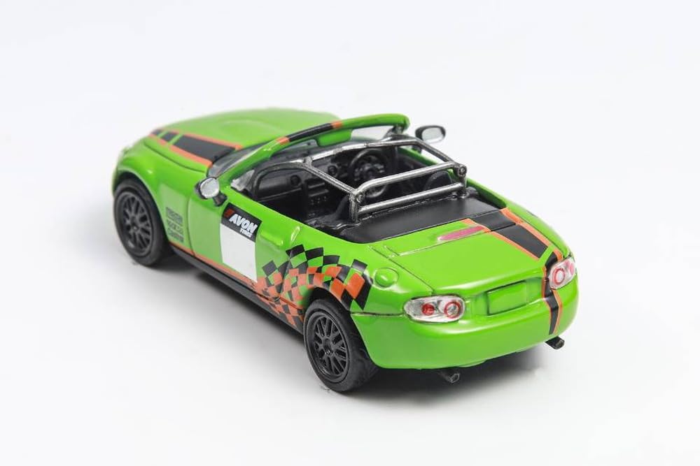 DIECASTTEAM Scale Mazda MX5 Racing Version Finished 1/64 - (RHD) - Green, Model, LL-045-196