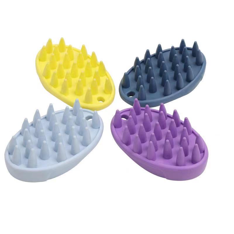 Bathroom Puppy Dog Cat Bath Massage Gloves Brush Safety Silicone Pet Accessories for Dogs Cats Dog Comb Tools