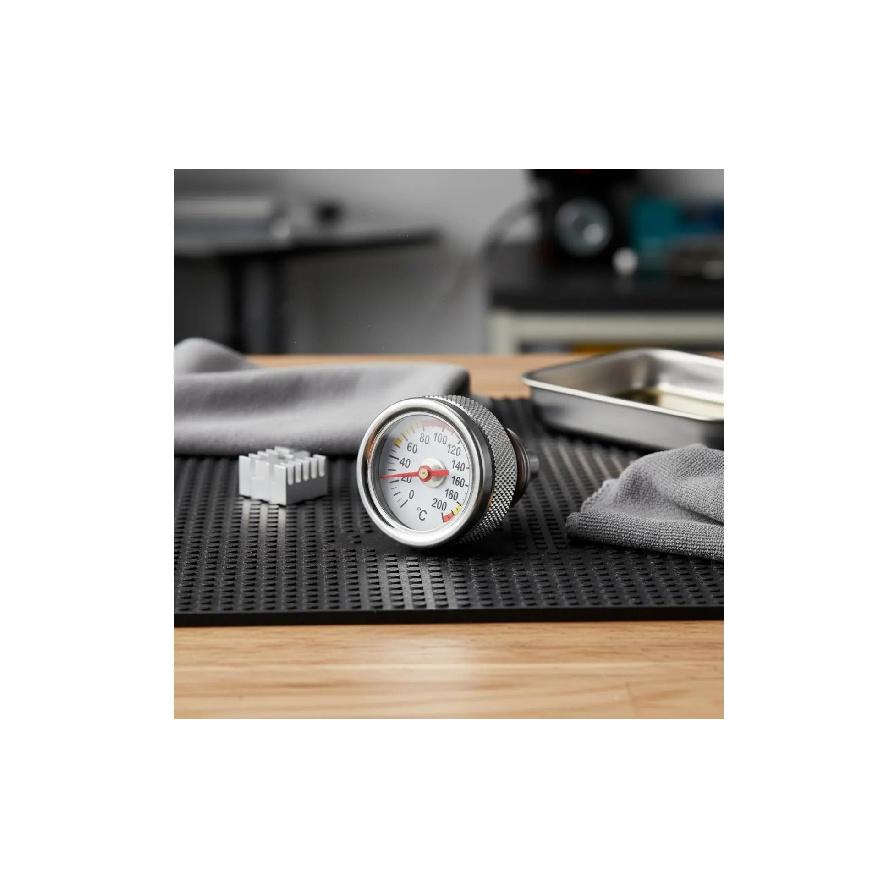 Motorcycle Oil Temp Gauge Compact Engine Temperature Gauge M20 1.5 Oil Thermometer Heat Resistant for Motorcyclists