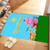 Alfombra Personalizable con Nombre de Pocoyó Adecuada para Exteriores Dormitorio Entrada Pasillo Alfombra Antideslizante Decorar Oficinas Regalo para Festivales