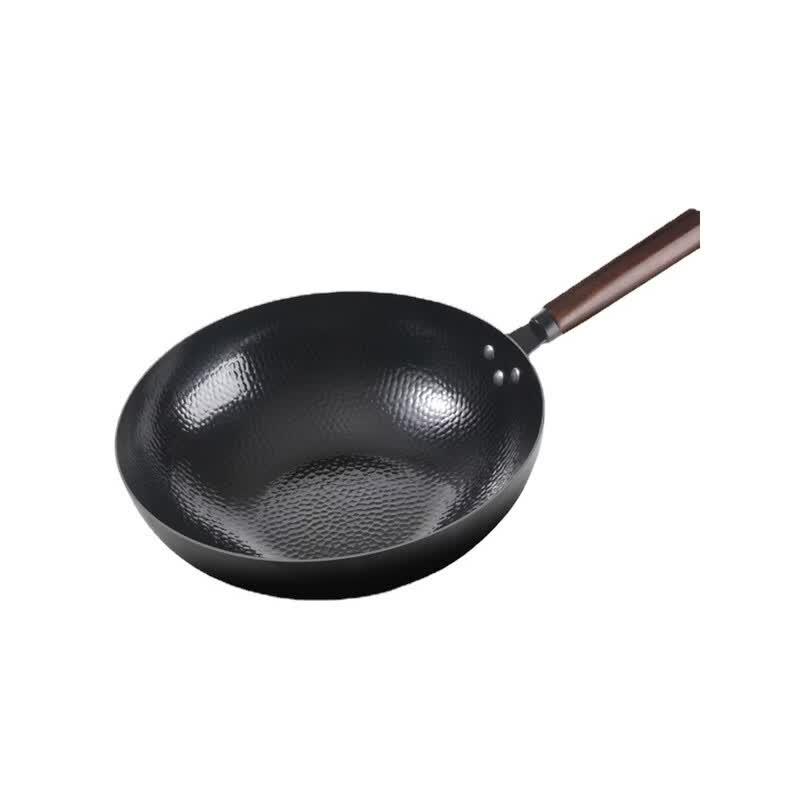 Sanshu Sanshen Hand-Forged Zhangqiu Iron Wok