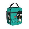 Badtz Maru Cartoon Insulated Lunch Bag Leakproof Reusable Thermal Bag Tote Lunch Box College Picnic Girl Boy