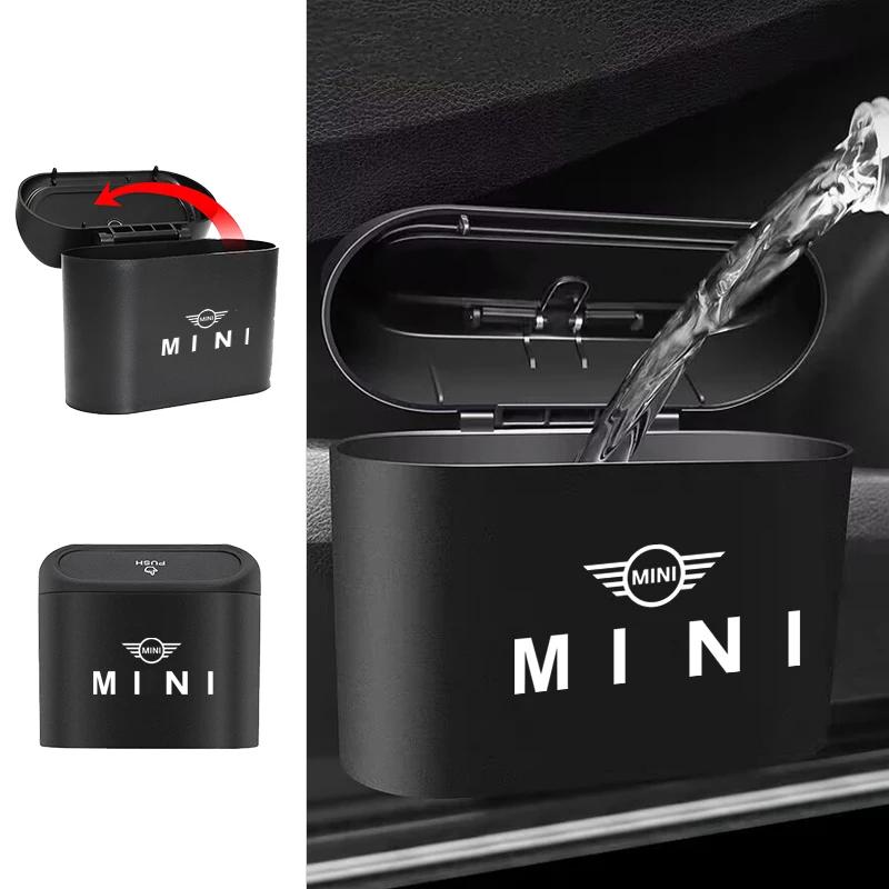 Hanging Car Trash Can Vehicle Garbage Dust Case Storage Box For wsx6 Cooper R56 F56 R50 JCW Cabrio Countryman Clubman WORKS 6wsx