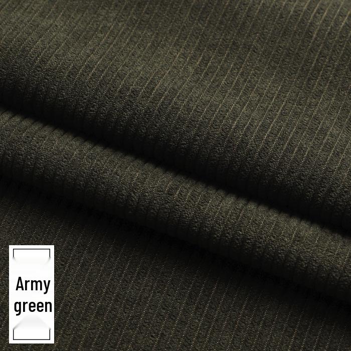 Solid Color Corduroy Velvet Ribbed Fabric for Clothing and Sofa Covers