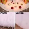 Cartoon  Floor Mat Carpet Xmas Ornament Home Decor Plush Cotton Christmas Trees Skirt