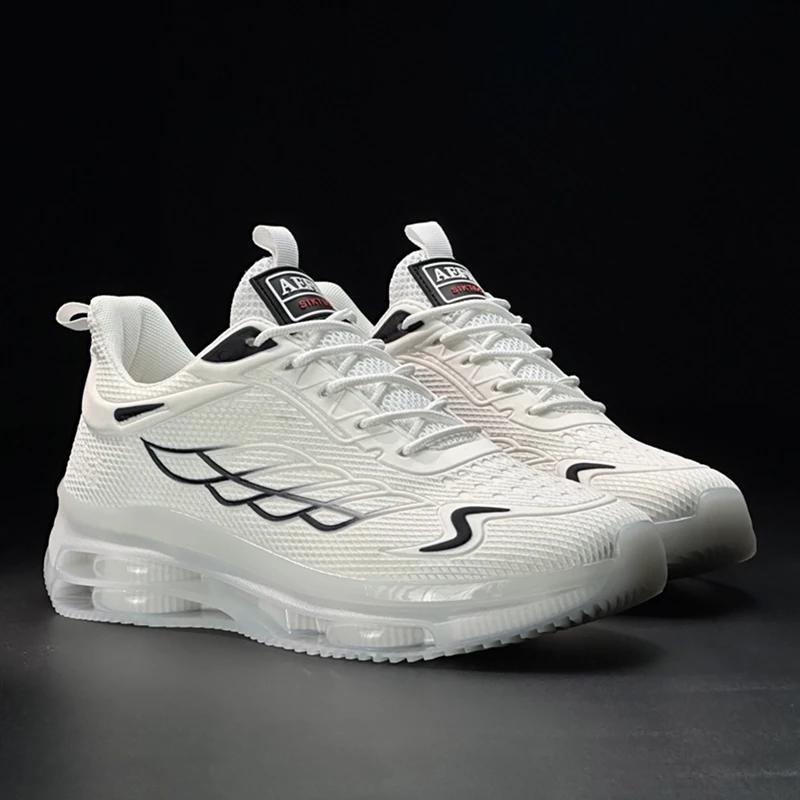 Men's New Sports Shoes Outdoor Breathable Casual Fashion Mesh Breathable Casual Sports Shoes Versatile Thick Sole Comfortable