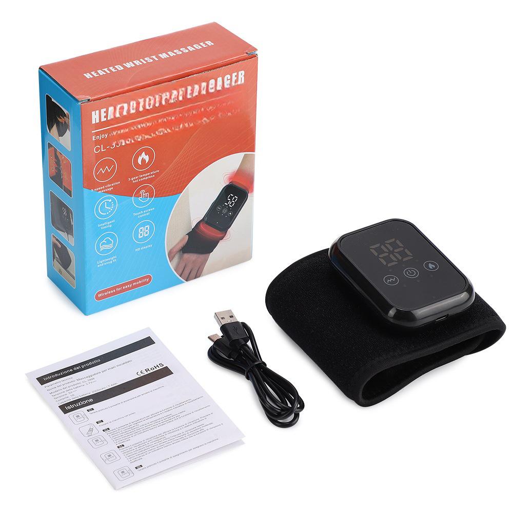Cross-Border Electric Heated Wrist Brace with USB Vibration Massager