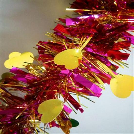 Festive Tinsel Garland for Weddings, Parties & Events: Ideal for Birthdays, Christmas, & Special Occasions