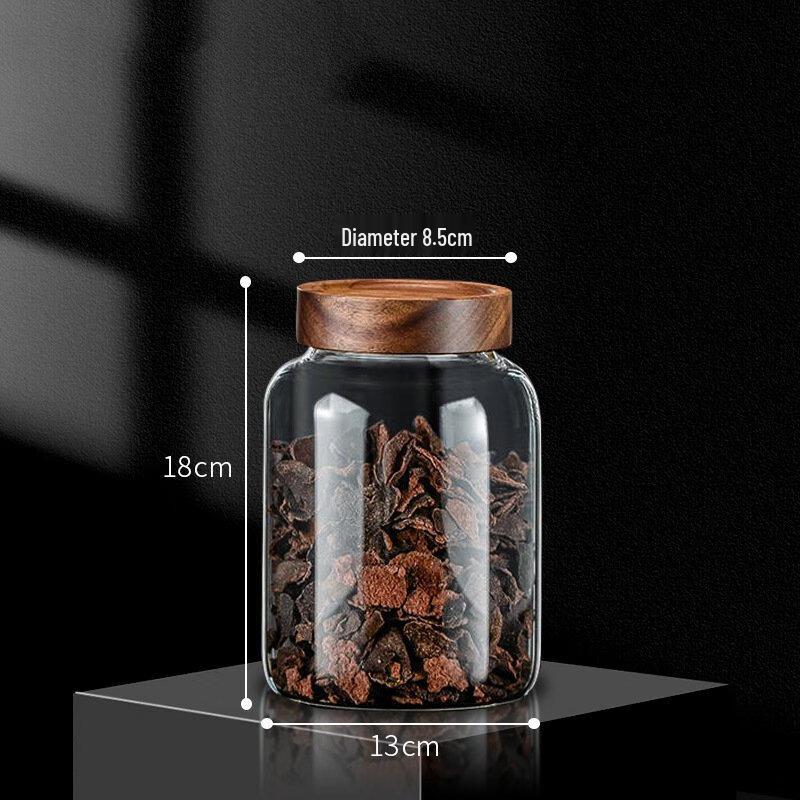 

ZISIZ Versatile Glass Storage Jar with Screw Lid