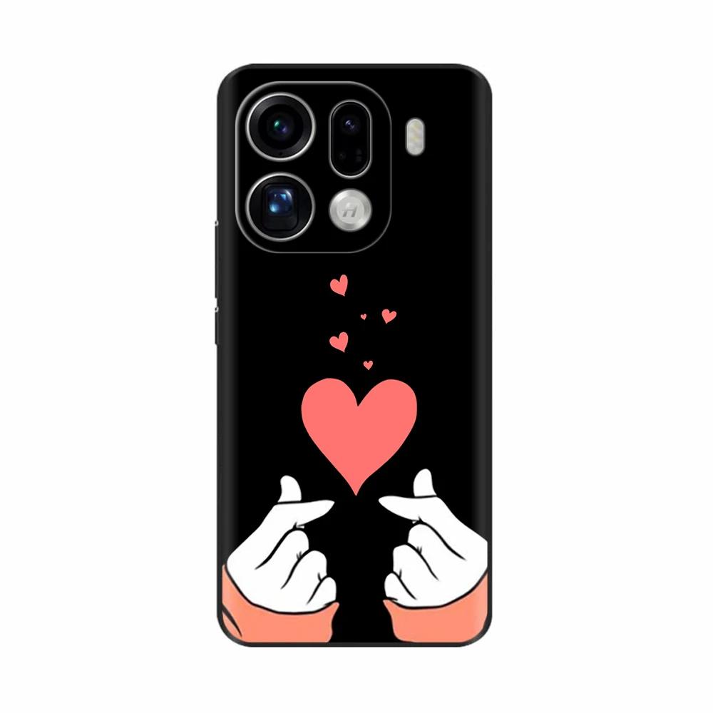 For OPPO Find X9 Find X9 Pro 5G Shockproof Case Soft TPU Silicone Phone Cover FindX9 Pro Funda Bumper Cartoon Painted Back Cover