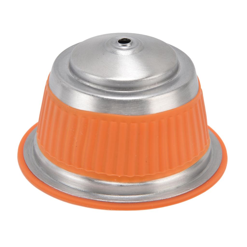 Reusable Coffee Capsule Filter Cup Refillable Filter Dripper Tamper Set for Dolce GustoOrange