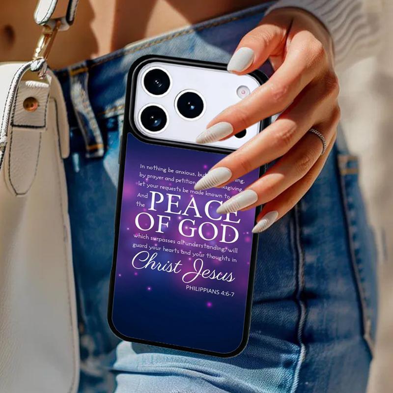Bible Philippians Jesus Christ Phone Case For iPhone 17 Air 14 15 13 12 Max Cover For Apple 14 15 16 16e 11 Pro Max Plus Coque