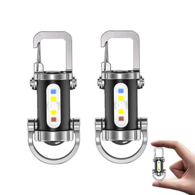 DOKEEP LED Keychain Compact Portable Keychain Bright Mini Powerful LED Ultra USB 1200 Ultra Lightweight and Perfect for Outdoor Activities Like Loss