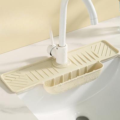 Silikon Abtropfmatte Küchenspüle Spülbecken Spülbecken Oberfläche Ableitungsmatte Spritzschutzmatte Armatur Aufbewahrungsmatte