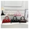 New Rivet Baguette Bag Women's 2025 New Premium Textured Handbag Simple Versatile Shoulder Crossbody Bag