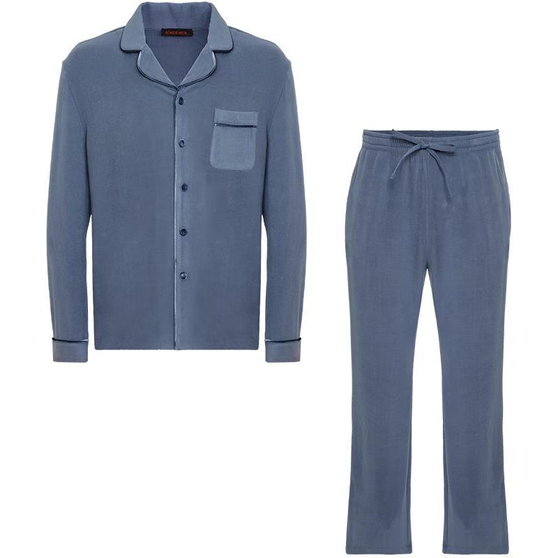 Aimer Mr. Men s Lapel Pajama Set 170/95