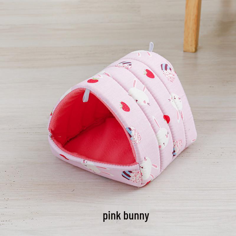 Cozy Cotton Nest & Hammock for Small Pets: Hamsters, Sugar Gliders, Rabbits, Rats, Parrots, Guinea Pigs