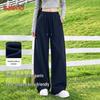 Baleno Women's Durable Curved Wide-Leg Casual Pants