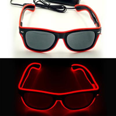 LED Glasses Light Up Glowing Glasses Luminous Sunglasses Flashing Light Glass Party Supplies Makeup Dance Photography Props