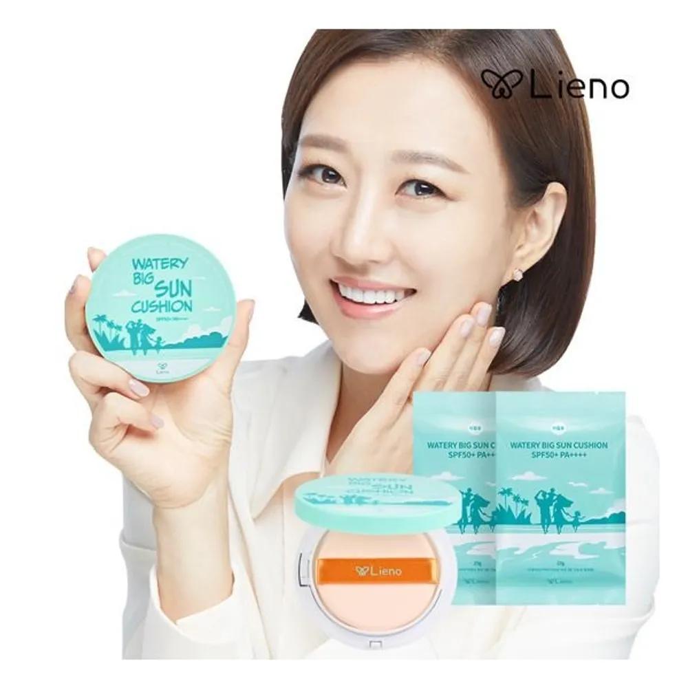 

[Lieno] Jang Yoon-jung Moisture-Rich Big Sun Cushion 1 Main Product + 2 Refills
