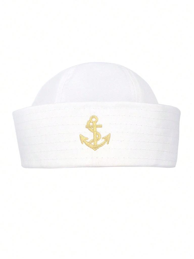 2pcs Sailor Hat for Adults Captain Hat Costume Accessory for Men and Women,suitable for Halloween,Cosplay,Yacht Parties Costume