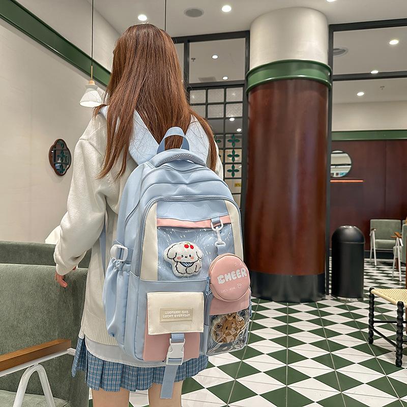 Lightweight Student Schoolbag Women's Large Capacity Travel Backpack Backpack