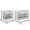 Wall-Mounted No-Drill Cutlery Rack Stainless Steel Space-Saving Anti-Scratch Utensil Organizer for Home Kitchen Storage