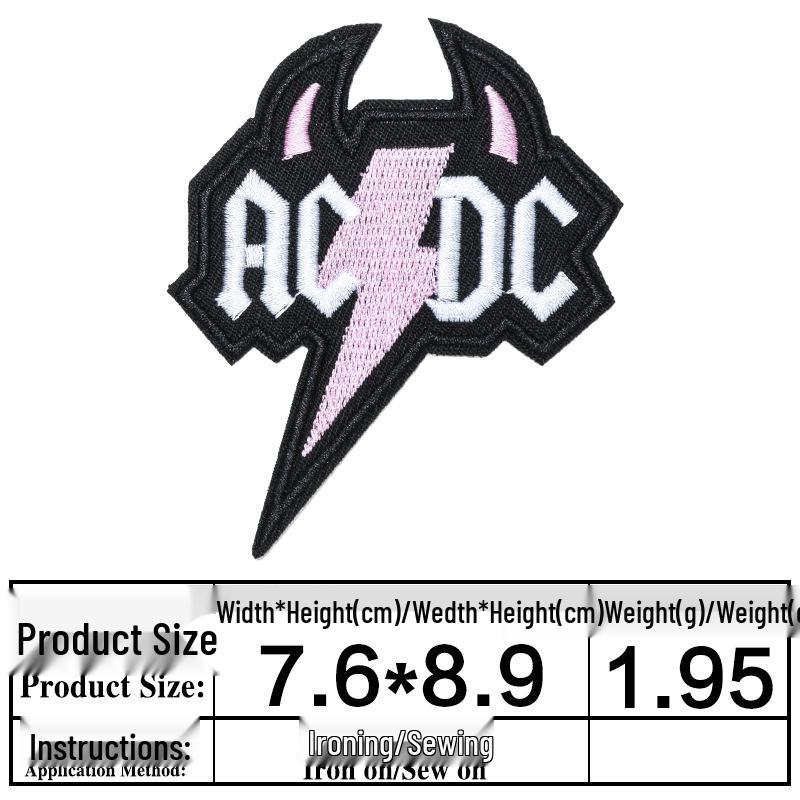 Вышитые нашивки серии «Череп» - DIY модные аппликации