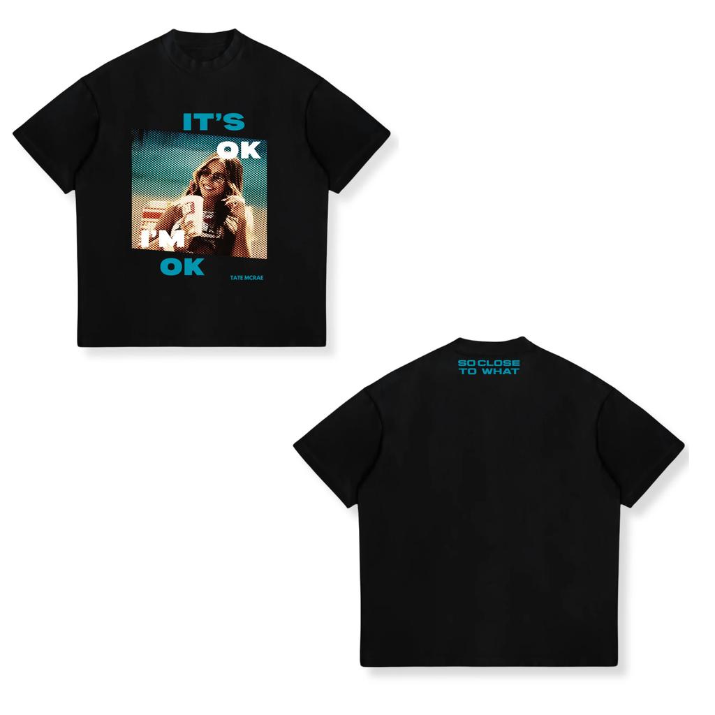 Tate McRae Think Later Tshirts Pop Singer 2025 Tour Merch Crewneck Short Sleeve Tee Unisexs Women Streetwear Fashion Clothes Tops