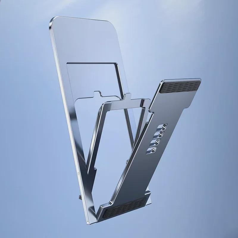 Foldable Universal Tablet Stand - Portable & Adjustable for Desktop Use