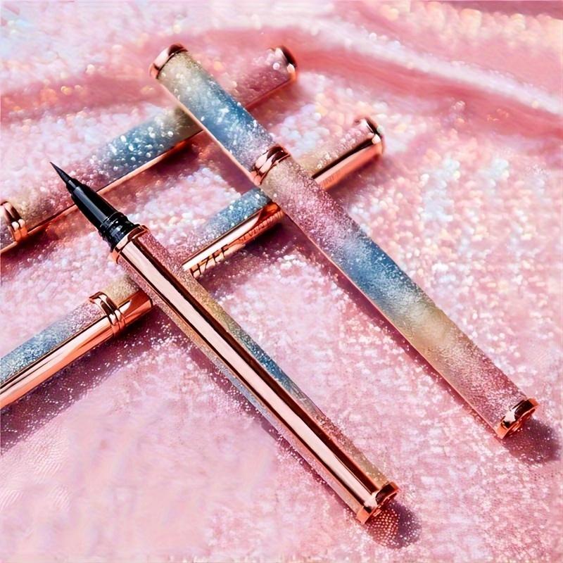 

1pc Starry Sky Eyeliner Pen Smudge Proof, Long Lasting Waterproof Black Color Eyeliner Makeup чорний